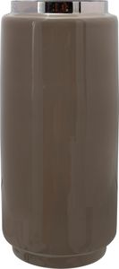Vase Esmeralda Deco 430 Taupe / Silber