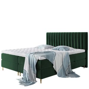 Mirjan24 Boxspringbett Elegance, Stilvoll Doppelbett mit zwei Bettkästen und Topper (Farbe: Fresh 13, Größe: 160x200 cm)