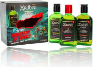 Ardbeg Monster of Smoke Set + Box 3x200ml 46-47,4% Vol. Ardbeg Monster of Smoke Set + Box 3x200ml 46-47,4% Vol.