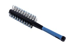 Ponik's - Tunnelventbürste doppelseitig, Ideal für Lange Haare, Tunnelbürste, Antistatik Bürste, Doppelbürste, Blau