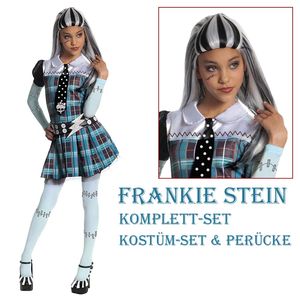 Frankie Stein Kinder Kostüm & Perücke / Größe: L / 140-146 (8-10Jahre)