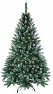 Vianočný stromček PREMIUM 180 cm so snehovými špičkami 900 ihličiek vnútri a vonku umelá jedľa