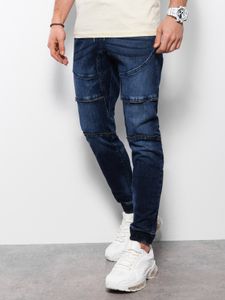 Ombre Clothing Męskie spodnie jogger Clalake navy L