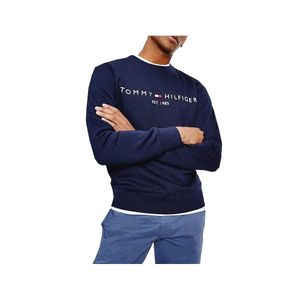 Tommy Hilfiger Herren Sweatshirt mit Logo-Grafik, Blau M