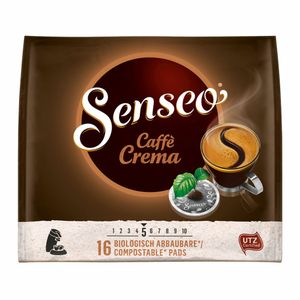 Senseo, Kaffeepads, Caffé Crema, 16 er, 111 g