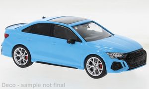 IXO Models MOC331 Audi RS3 hellblau 2022 Maßstab 1:43 Modellauto