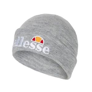 ellesse Herren Mütze VELLY - Beanie, One Size, Stickerei, einfarbig Grau