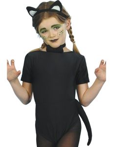Karneval Zubehör Set Katze zum Kinder Kostüm an Fasching Halloween