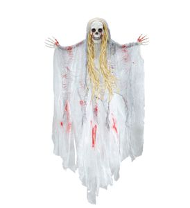 Halloween Deko-Figur Blutiges Gespenst 90cm