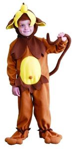 Kostüm Affe Affenkostüm Tierkostüm für Kinder Kinderkostüm Gr. 86 - 140, Größe:110/116