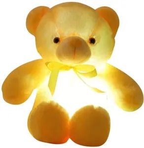 Leuchtende LED Bunte Teddy Nachtlichter Leuchtendes Leuchten Glühender Teddybär Kuscheltier Plüschtier Kinder Frauen