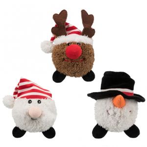 Trixie Xmas Motivball aus Plüsch