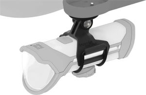 Busch & Müller Adapter für Akku-Scheinwerfer Ixon Rock für GoPro/Garmin/Wahoo und Aero-Lenker