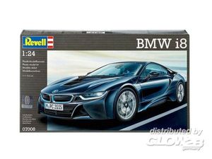 Revell - Modellbausatz Auto 1:24 - BMW i8 im Maßstab 1:24, Level 4, originalgetreue Nachbildung mit vielen Details, 07008