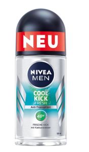 Nivea Muži, Cool Kick Fresh, Antiperspirant v kuli, 50 ml