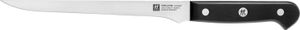 Filetovací nôž ZWILLING Gourmet, 18 cm, špeciálna nehrdzavejúca oceľ, ergonomická plastová rukoväť, čierny - vyrobené v Nemecku
