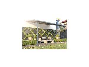 Terrassendach anlehnend - Aluminium - 13,2 m² - Anthrazit - ALVARO
