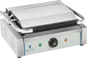 Kontaktný gril Royal Catering - drážkovaný - 2 200 W