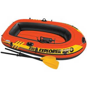 INTEX Explorer Pro 200 Set Schlauchboot mit Ruder und Pumpe 58357NP