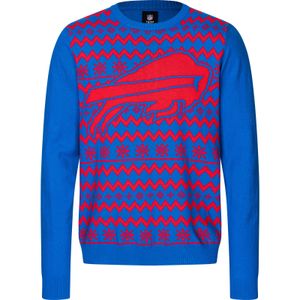 NFL Buffalo Bills Ugly Sweater Big Logo 2-Color Christmas Pullover Weihnachten XL