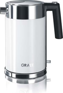 GRAEF Wasserkocher WK61EU 1,5 l 2000 W Edelstahl/weiß