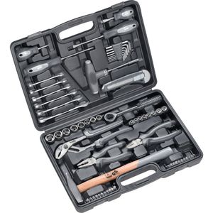 kwb Werkzeug-Koffer inkl. Werkzeug-Set, 63-teilig, gefüllt, robust und hochwertig