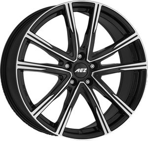 ALUFELGE AEZ Montreal dark 7x18 5x100 ET 39 BLACK/POLISHED ALUFELGE AEZ Montreal dark 7x18 5x100 ET 39 BLACK/POLISHED