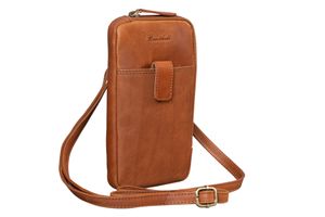Benthill Umhängetasche Leder Vintage - Tasche aus Rindsleder - Wandertasche mit Reißverschluss - Schultertasche - Kleine Tasche