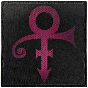 Prince - Symbol - Aufnäher zum Aufbügeln - Polyester RO10289 (Einheitsgröße) (Schwarz/Pink)