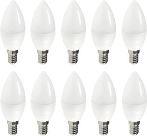 10x LED Glühlampe E14 Glühbirne Energiesparlampe 6W | warmweiß | 450lm  | 10er Set 10 St A194 Leuchtmittel