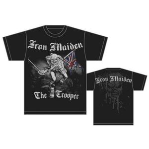 Iron Maiden Sketched Trooper Mens T Shirt: Medium