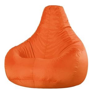 Bean Bag Bazaar Indoor Outdoor Sitzsack-Liegestuhl Recliner, Orange, Gamer Sitzsack Für Erwachsene Und Kinder, Indoor Outdoor Sitzsack Sessel Gaming mit Füllung - Hergestellt in Deutschland