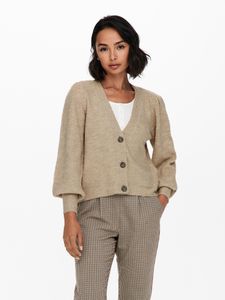 Jacqueline de Yong JDYDREA L/S SHORT CARDIGAN KNT NOOS LieferantenFarbe: simply taupe, Größe: M