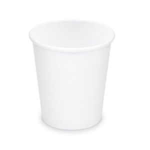Papierové poháre biele 150-200 ml, S (Ø 73 mm) [50 ks]