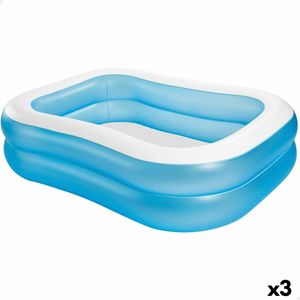 Aufblasbarer Pool Intex Blau Weiß 203 x 48 x 152 cm 540 L (3 Stück)