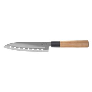 Nůž typu Santoku s bambusovou rukojetí