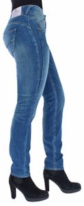 Herrlicher Gila Damen Slim Stretch Jeans, DAMEN JEANS:W24/L32, Herrlicher Farben:634 bliss
