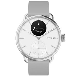 WITHINGS Smartwatch Scanwatch 2 100% Edelstahl weiß onesize Unisex 38 / 42 mm HWA10-model 1, HWA10-model 2, HWA10-model 4, HWA10-BUNDLE 1