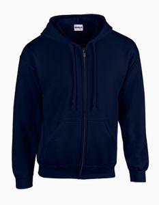 Heavy Blend Full Zip Hooded Sweatshirt - Farbe: Navy - Größe: XL