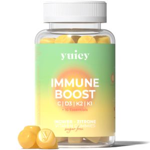 yuicy® Immune Boost Multivitamin | A-Z vegane Gummibärchen hochdosiert | Immunkur