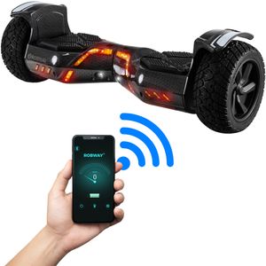 ROBWAY X2 Hoverboard | 700 Watt - 8,5 Zoll - 15 km/h - App - Bluetooth - LEDs - Für Erwachsene & Kinder - Self-Balance - Bis 120 Kg (Carbon 2.0) ROBWAY X2 Hoverboard | 700 Watt - 8,5 Zoll - 15 km/h - App - Bluetooth - LEDs - Für Erwachsene & Kinder - Self-Balance - Bis 120 Kg (Carbon 2.0)