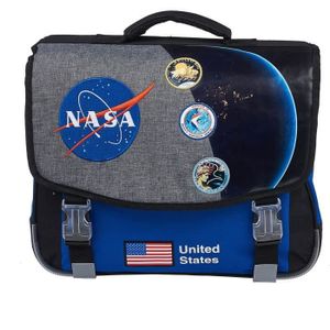 NASA Schoolbag - Zwei Fächer - 41 cm - Schwarz