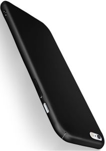 moex® Alpha Case kompatibel mit Apple iPhone 7 / iPhone 8 - Hülle aus Kunststoff Hardcase, Schwarz