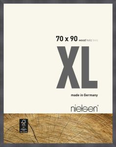 Nielsen Holz Bilderrahmen XL, 70x90 cm, Grau