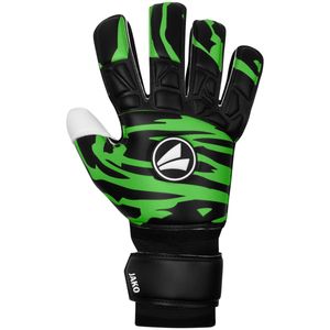 JAKO TW-Handschuh Animal Supersoft RC, Farbe:schwarz/neongrün, Größe:7.5