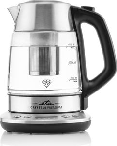 ETA TEE- Czajnik CRYSTELA PREMIUM ETA915390000, 1.5l, 2200W, płynna regulacja temperatury, funkcja KEEP WARM