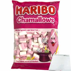 Haribo Schaumzucker-Marshmallow Chamallows Lards Mini Block (1kg Packung) + usy Block
