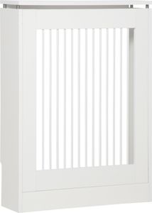 HOMCOM Heizkörperabdeckung, moderne lackierte MDF-Heizkörperabdeckung mit oberer Ablage für Wohnzimmer, Schlafzimmer, Büro, 60 x 18 x 84 cm, Weiß HOMCOM Heizkörperabdeckung, moderne lackierte MDF-Heizkörperabdeckung mit oberer Ablage für Wohnzimmer, Schlafzimmer, Büro, 60 x 18 x 84 cm, Weiß