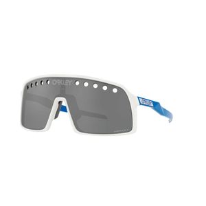 Oakley Sutro Sportbrille, Farbe:polished white/prizm black