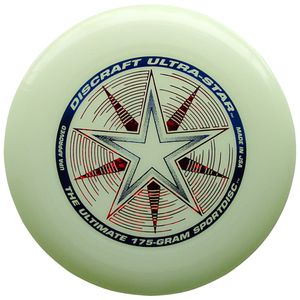 Discraft UltraStar - Frisbee - Nite Glo - Glüht im Dunkeln - 175 Gramm